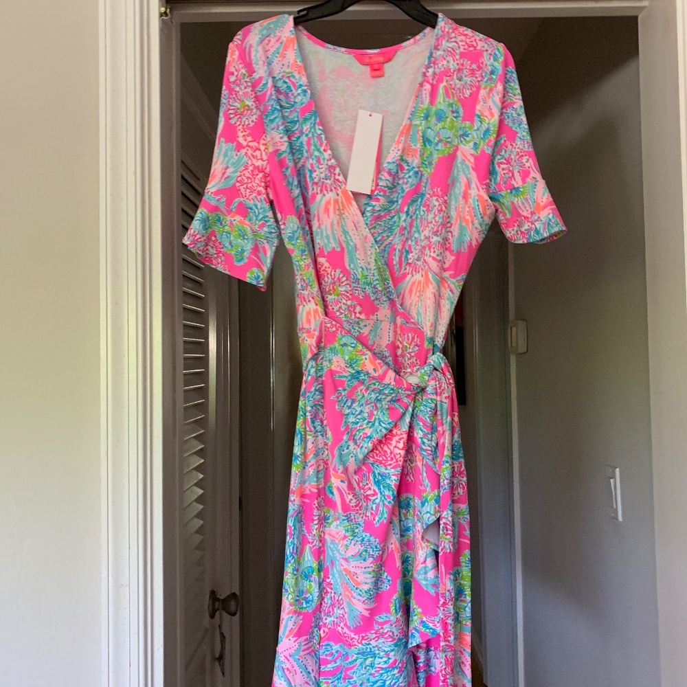 Lilly Pulitzer Wrap Dress - size Medium